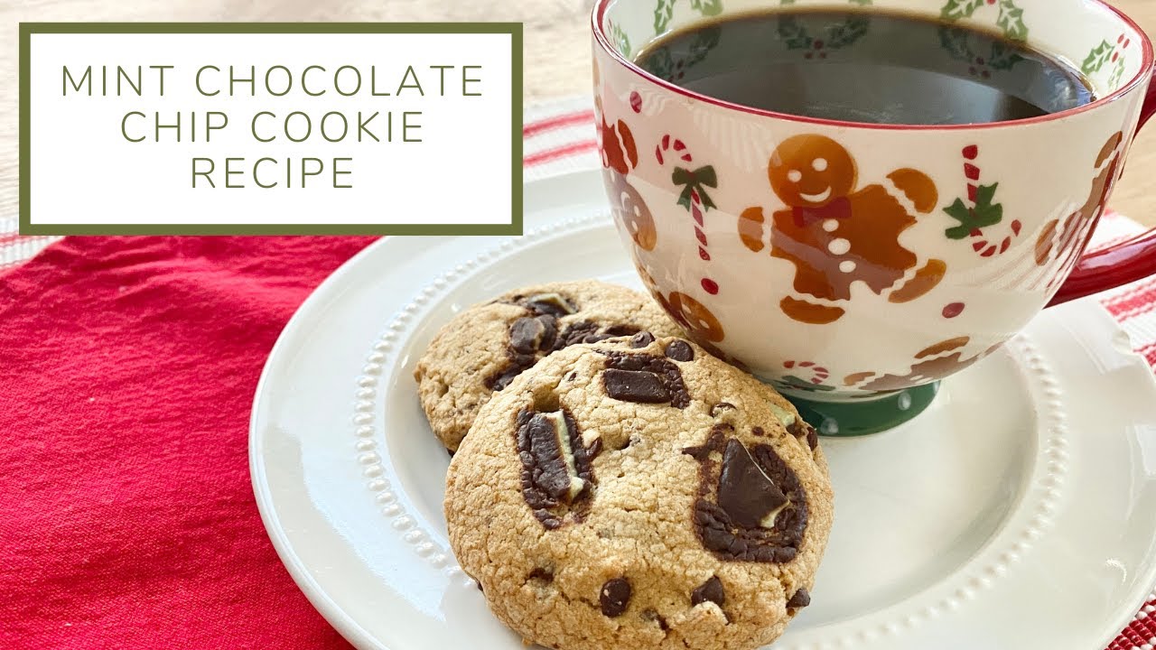 Mint Chocolate Chip Cookie Recipe | Vlogmas Day 6 | December 6, 2020