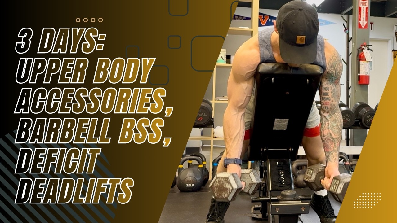 Deficit Deadlifts and Consistency is King: 03.11, 03.12, 03.13.26