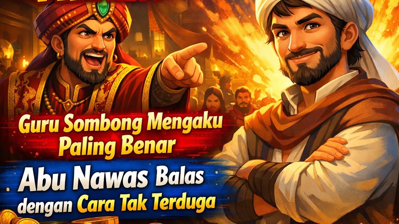 VIRAL‼️ Guru Sombong Mengaku Paling Benar, Abu Nawas Balas dengan Cara Tak Terduga