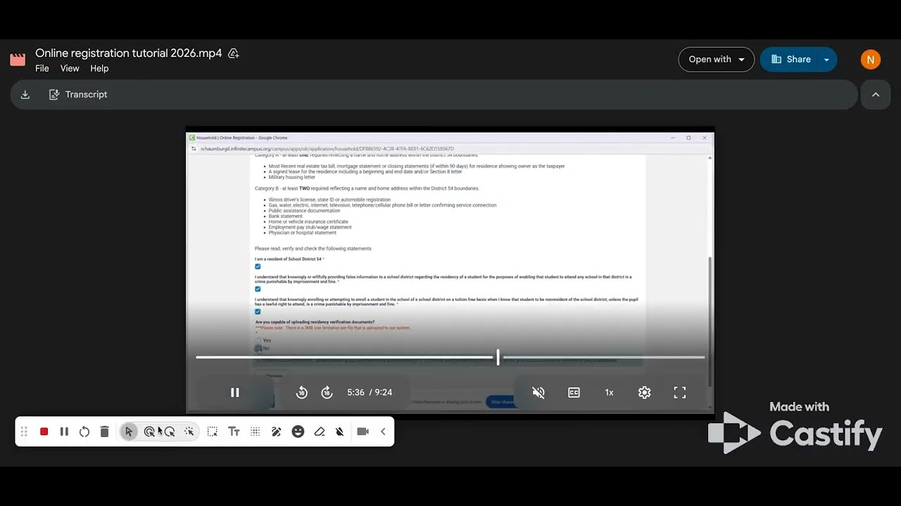 Ukrainian Online Registration Video