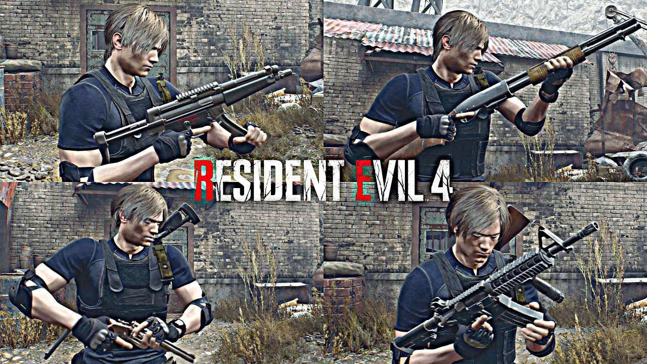 ALL Weapons in RESIDENT EVIL 4 REMAKE