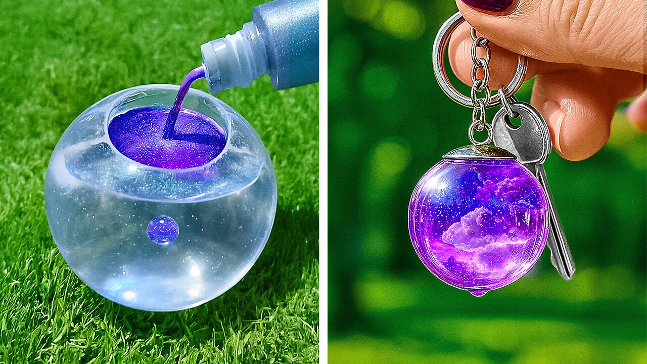 🎨 CREA ACCESSORI IN RESINA EPOSSIDICA 💖🎁 Anelli, ciondoli e altro fai da te