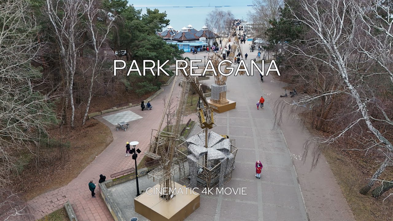 Gdańsk | Poland | City Park Relaxing Drone Video