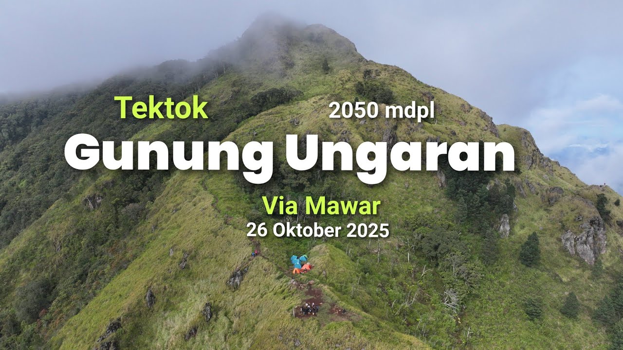 Gunung Ungaran 2050 mdpl via mawar tektok