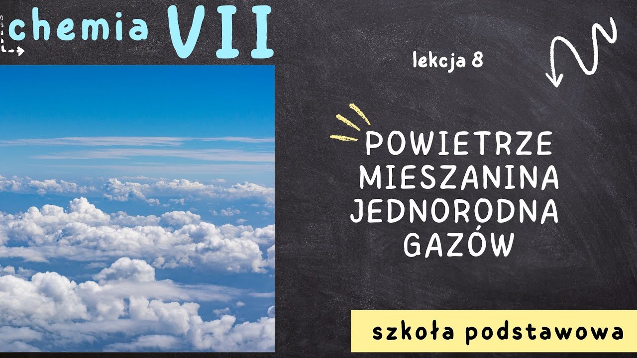 Chemia klasa 7 [Lekcja 8 - Powietrze - mieszanina jednorodna gazów]