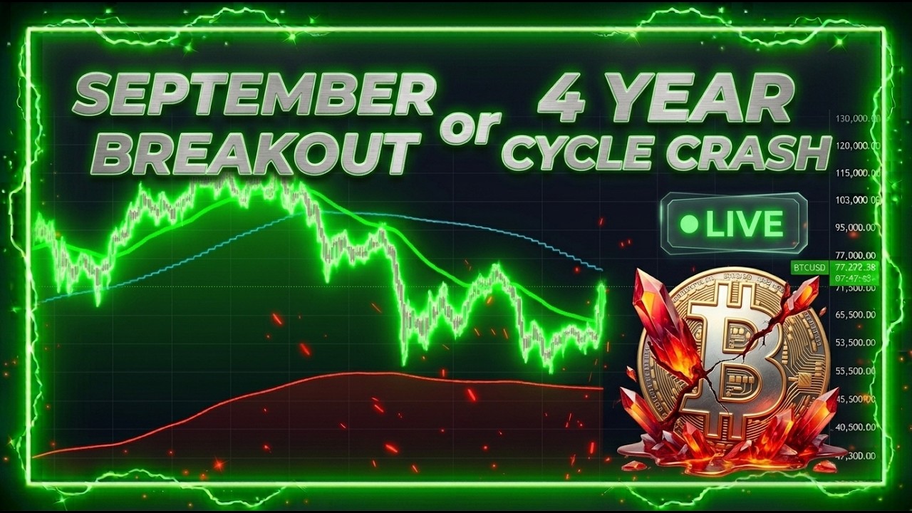 September Determines 16 Years of Bitcoin: 4 Year Cycle Broken!? Bitcoin, Dogecoin and Crypto LIVE