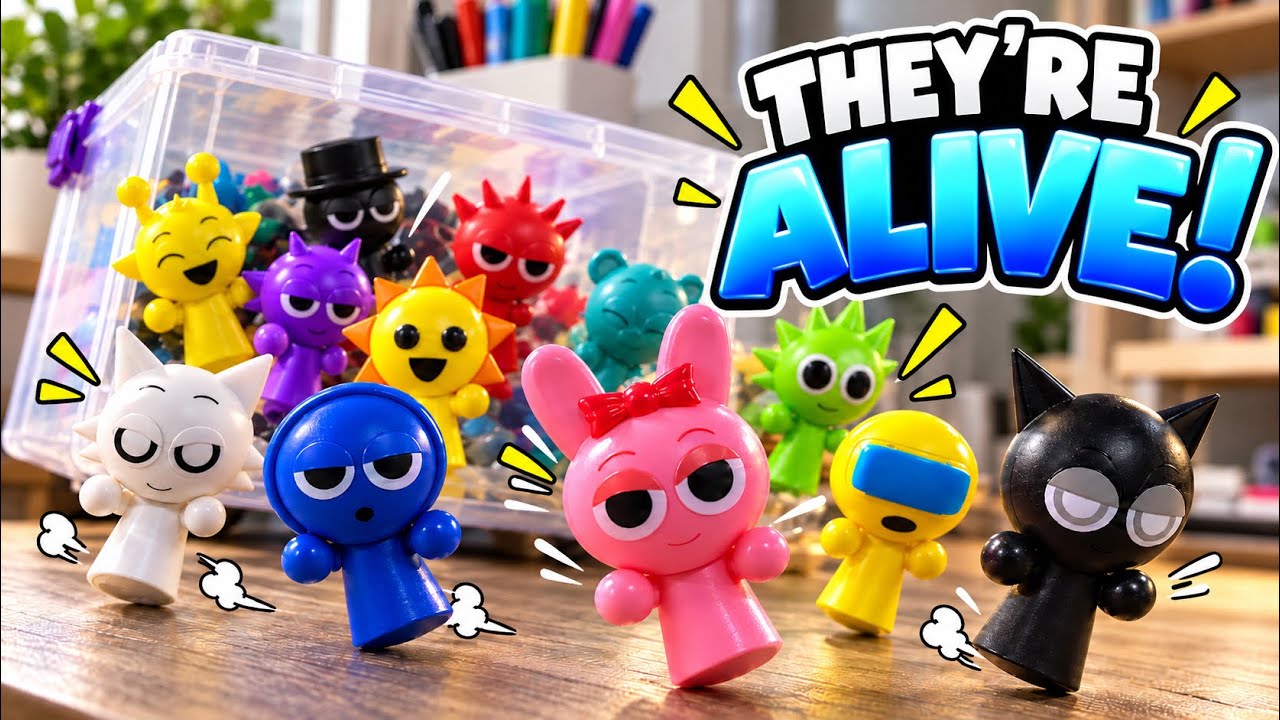 I Left My SPRUNKI Toys Alone 