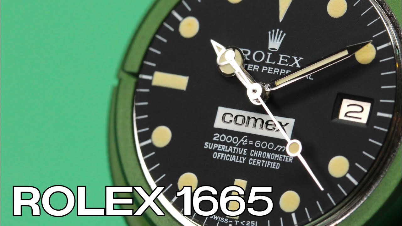 $150 000 Rolex COMEX Sea Dweller Ref 1665 Cal 1570 - Full Service and Restoration