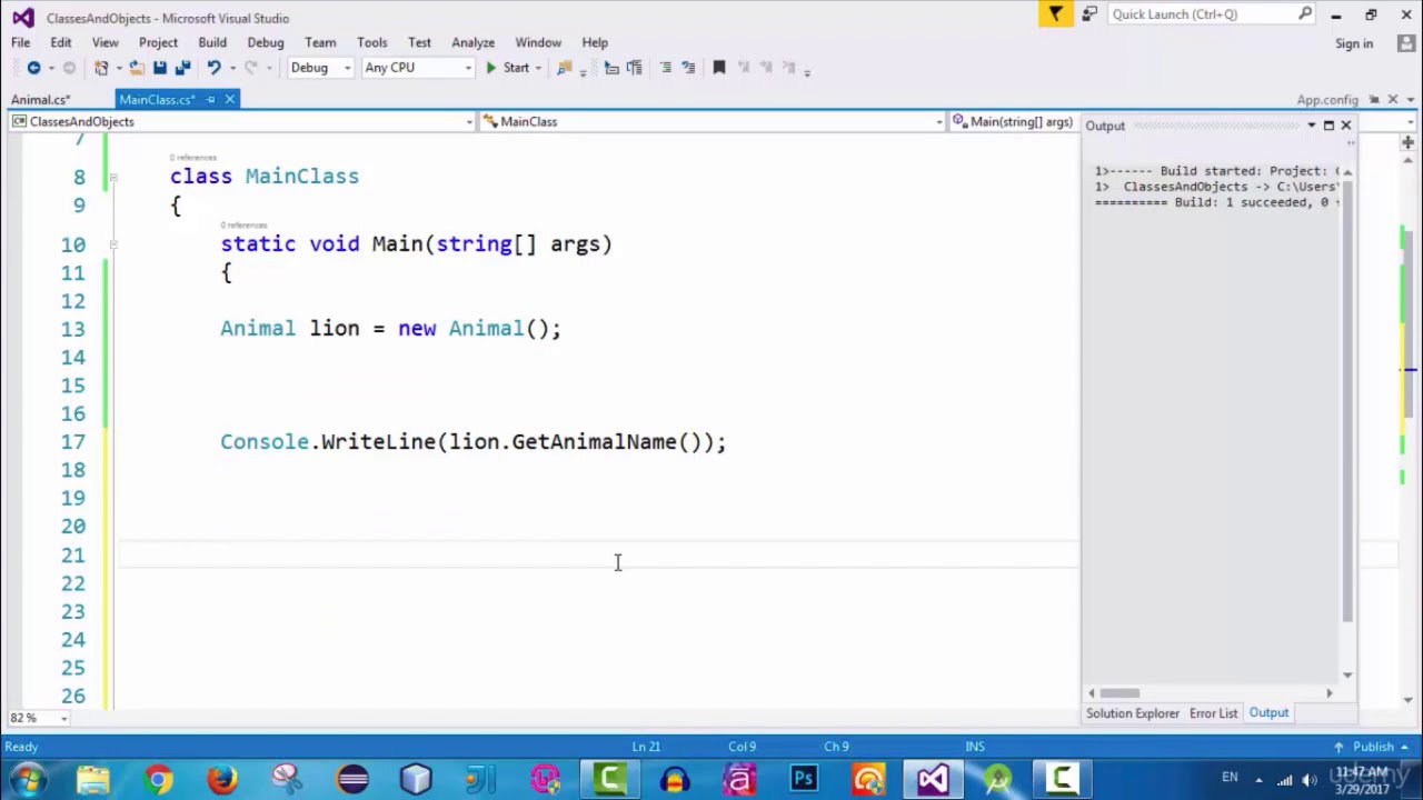 045 Introduction to Objects and Classes in C   Part 6