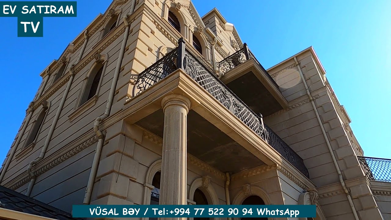 NOVXANIDA, ƏŞYALI HƏYƏT EVİ SATILIR /Недвижимость в Баку / EV SATIRAM TV/ heyet evi satilir