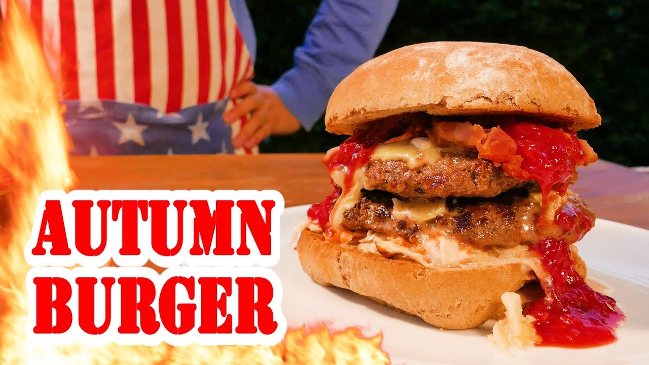 Autumn Burger - BBQ Grill Rezept Video - Die Grillshow 260