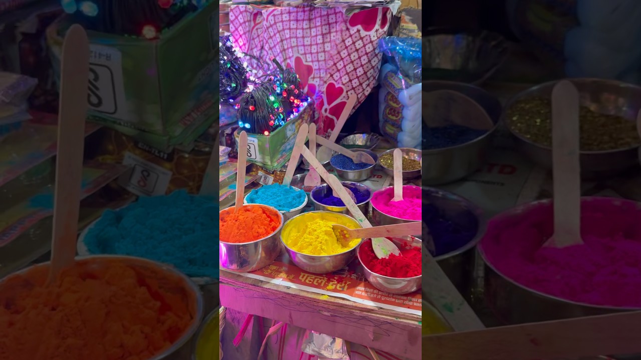 Diwali shopping madness at Lal Market🛍️🎇 The energy, lights & colors everywhere!