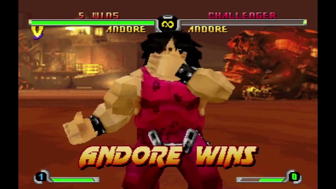 Final Fight Revenge - Andore (Intro & Win Poses)