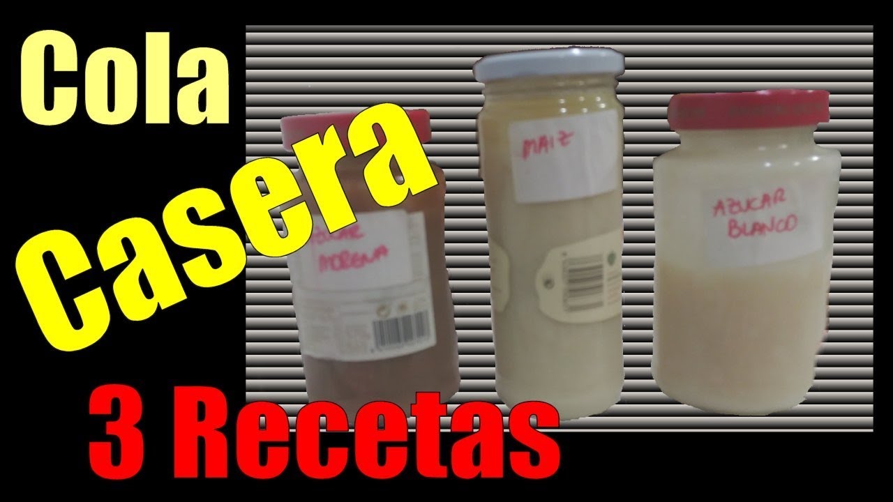 Como hacer Cola Casera efectiva I 3 RECETAS I Pegamento Casero Rápido y Fuerte [FÁCIL - ECONÓMICO]