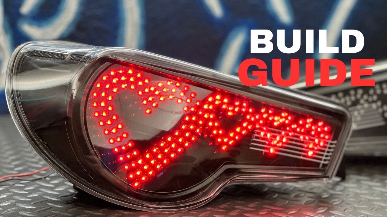 Изготовление задних фонарей Heart Tail Lights для BRZ: пошаговое руководство