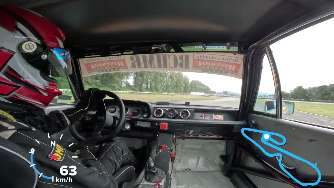 Rob Boznik 1969 BMW 2002, BCHMR Mission Raceway, CW Novice Race 2, August 16th.