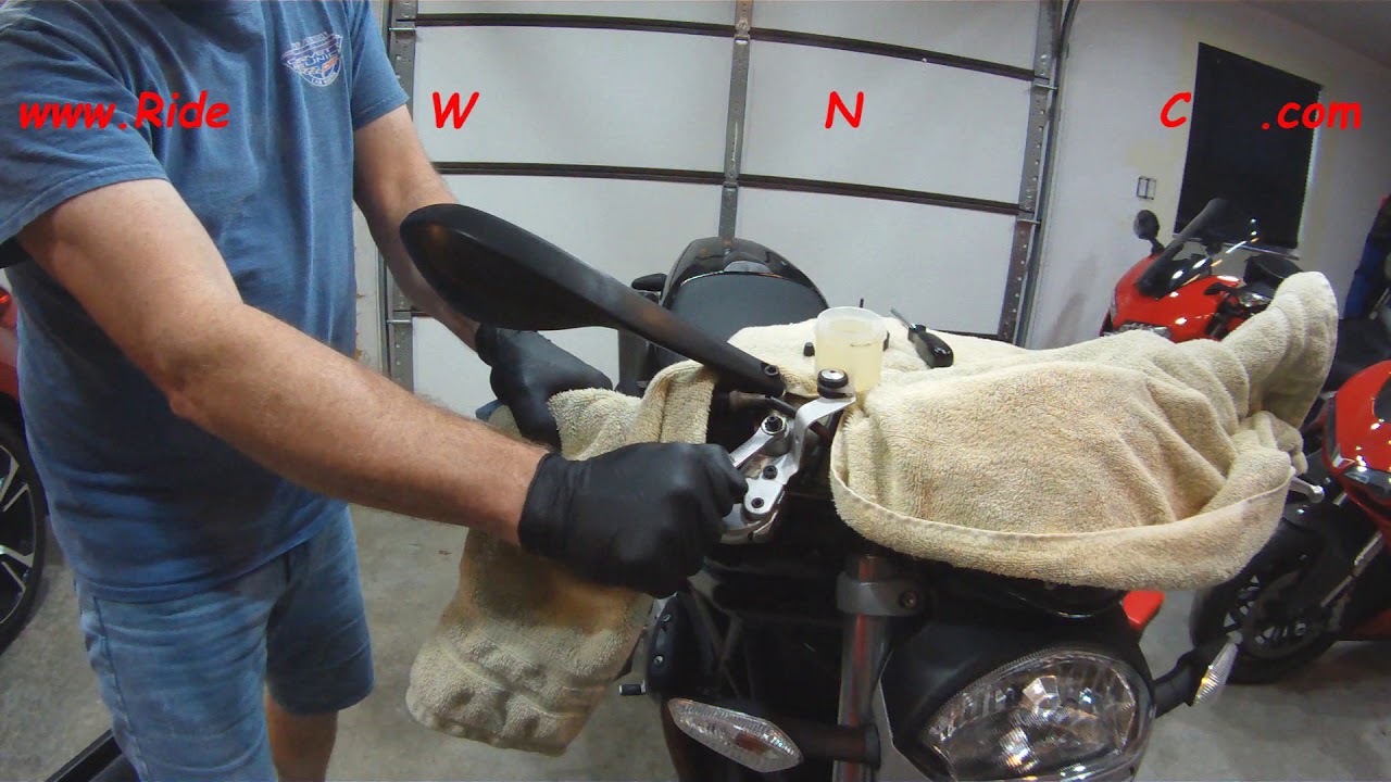 Ducati M1100 Monster Front Brake System Bleed Flush