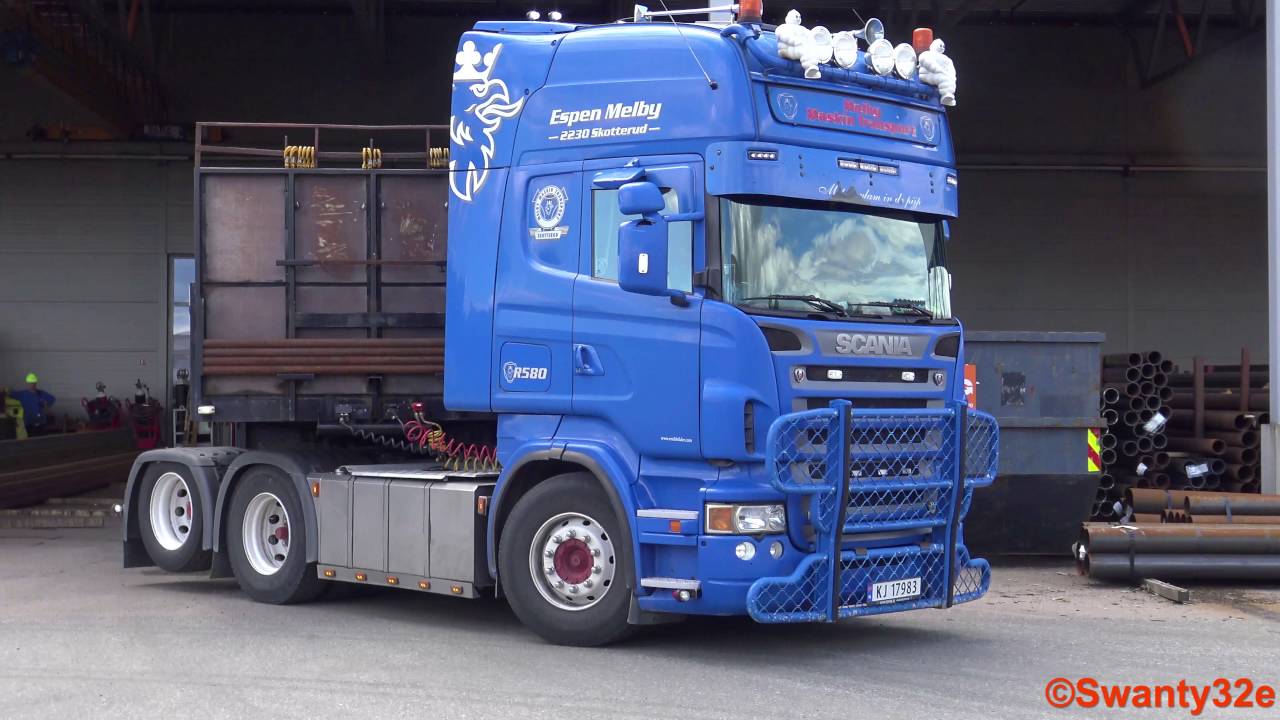 4K| Scania R580 V8 Sound (Cab View)