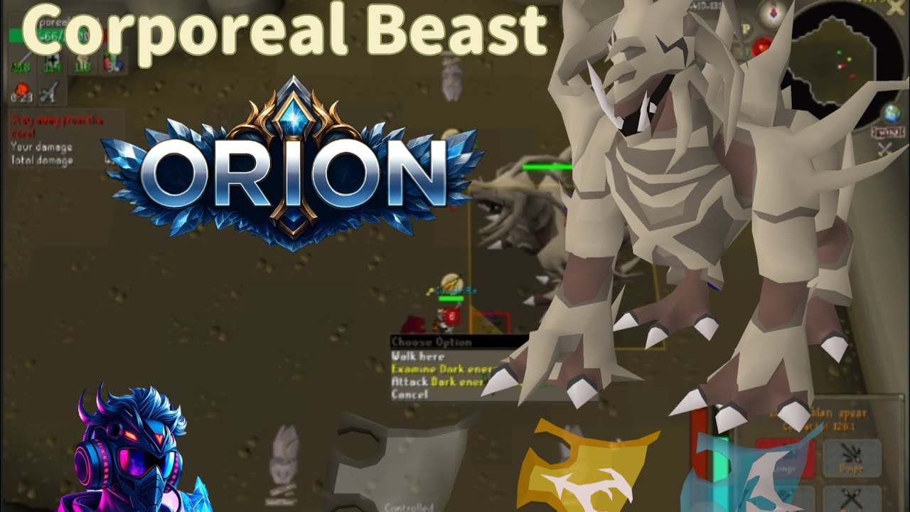 Corporeal Beast en Orión Rsps #orion #orionrsps #rsps #runescape #oldschoolgaming 