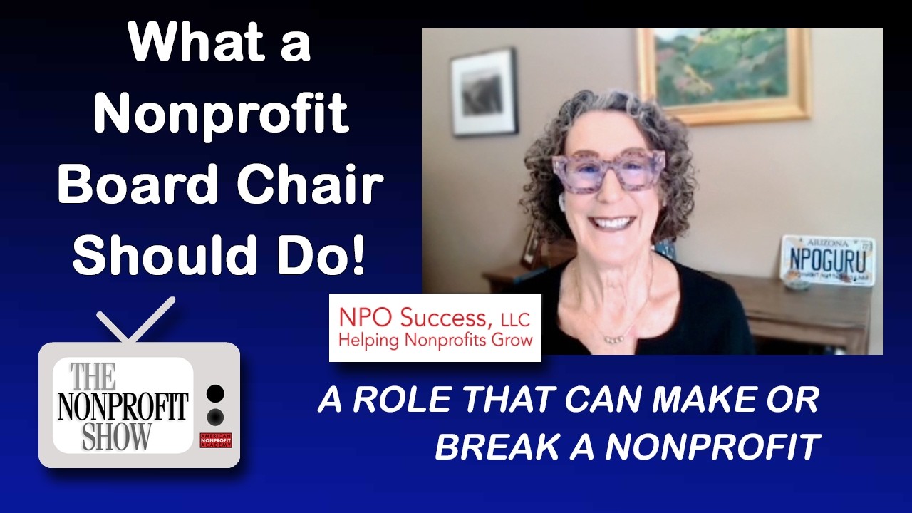 The Role of a Nonprofit Board Chairman