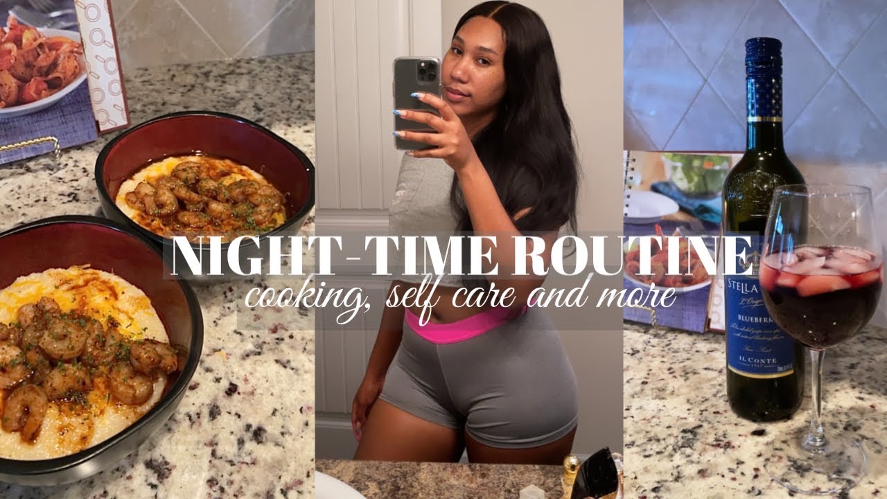 MY REALISTIC NIGHT TIME ROUTINE 2021 | COOKING + SELF CARE + RELAXING AND MORE