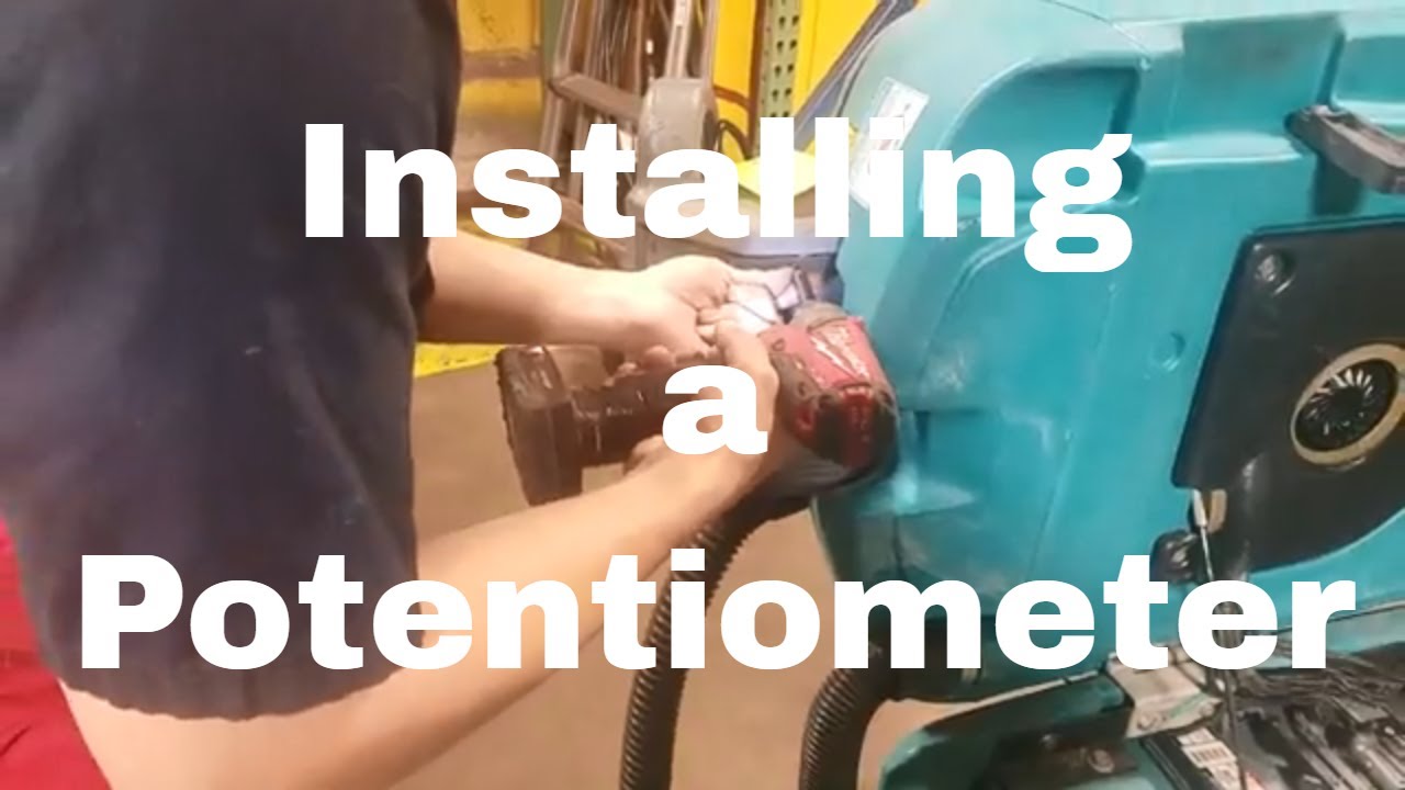 Tennant T5: Reinstalling a Potentiometer