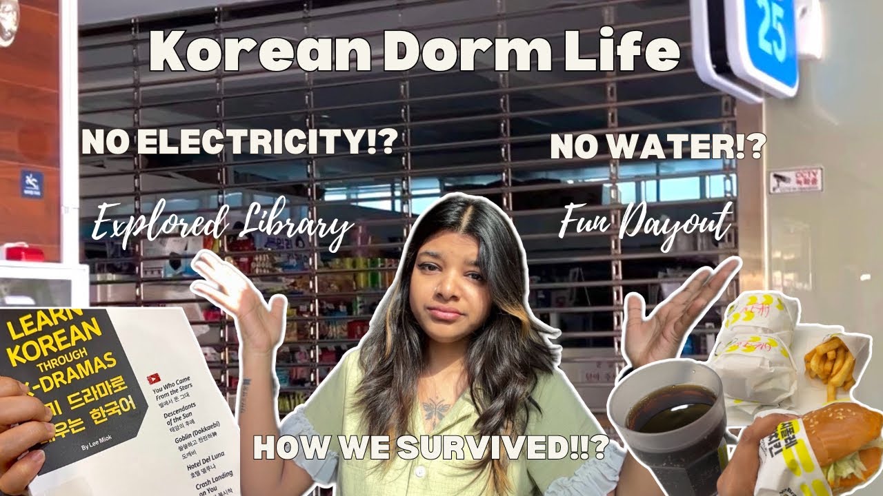 Power Outage in My Korean Dorm🤷🏻‍♀️🇰🇷| GKS Scholar Vlogs
