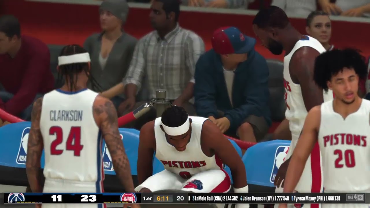 Final temporada reg 1 Detroit (Recontrucción Pistons)