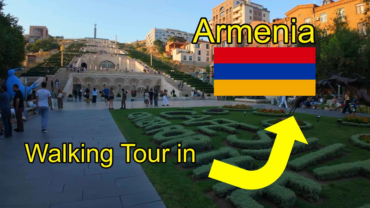 City Walk Yerevan [4K/60fps] | Armenia in Ultra HD