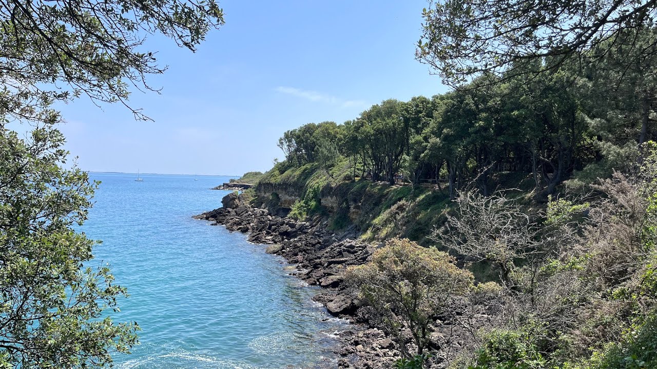 Tour de l'île d'Aix à pied en 4K