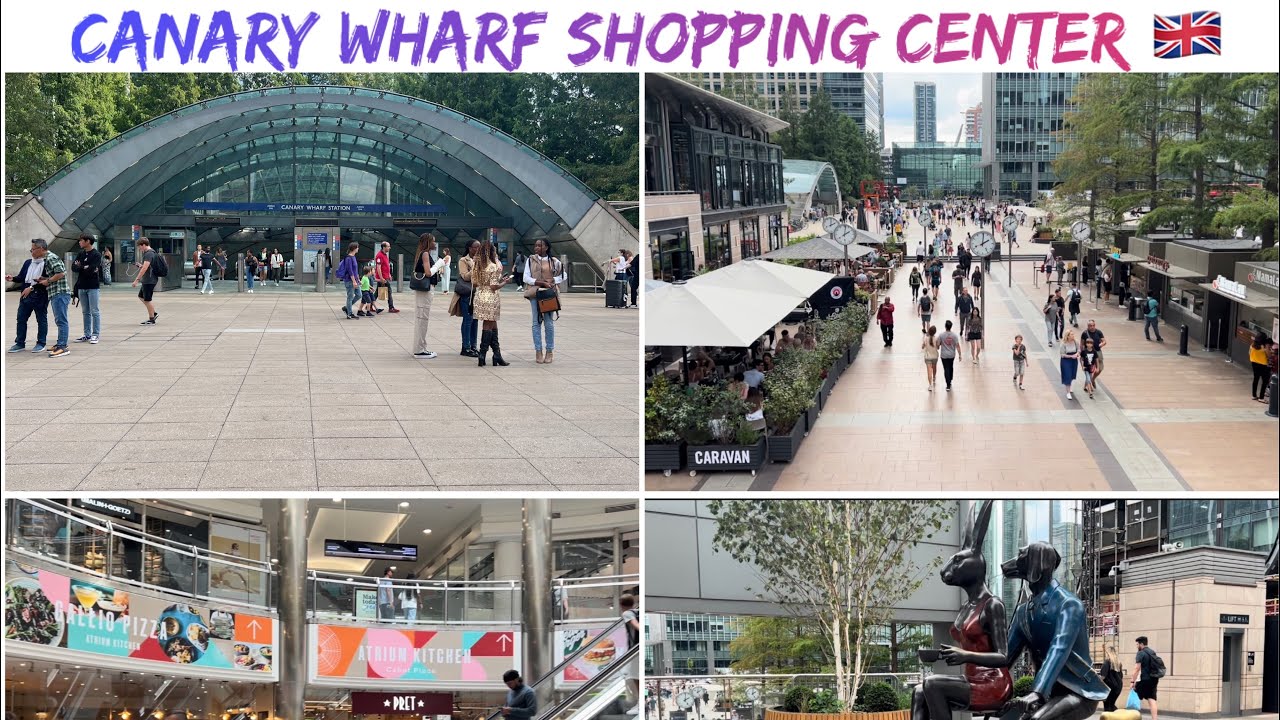 [4k] Canary Wharf Shopping Centre | Manhattan Of London | Business District | London 🇬🇧 22