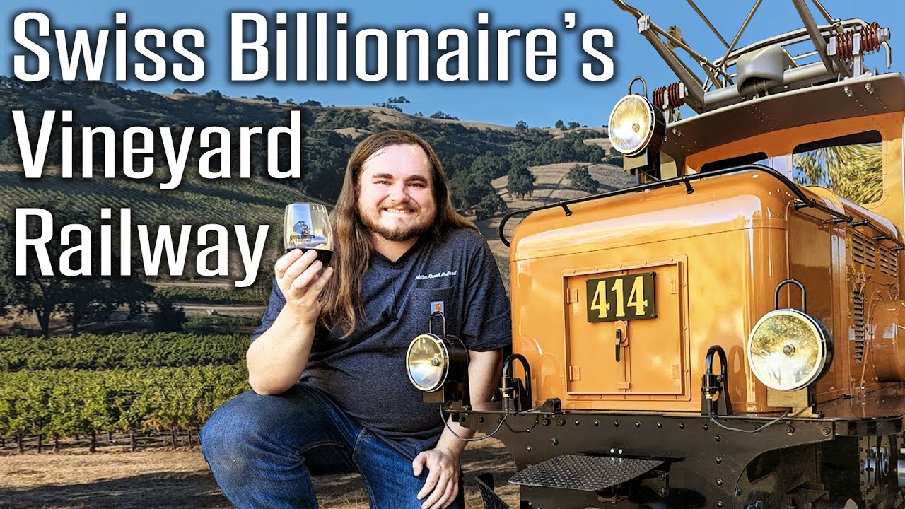 НЕВЕРОЯТНАЯ 15-дюймовая железная дорога Vineyard Railroad выходит на биржу! | Halter Ranch Railroad