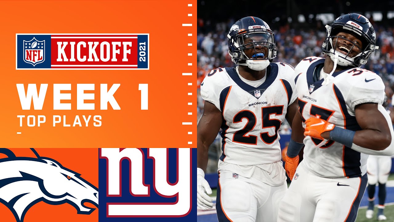 Broncos Top Plays from Week 1 vs. Giants | Denver Broncos