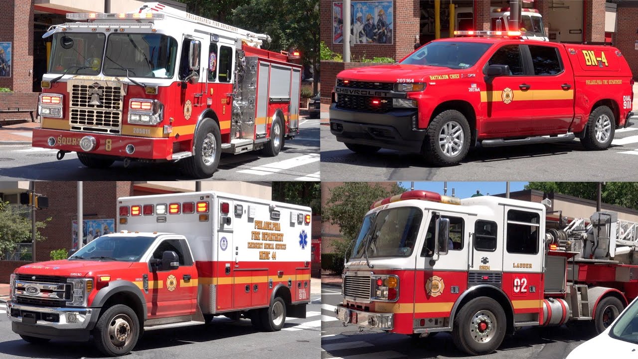 Full House Response to Water Rescue! - PFD Squrt 8, Ladder 2, Battalion 4 & Medic 44 Responding