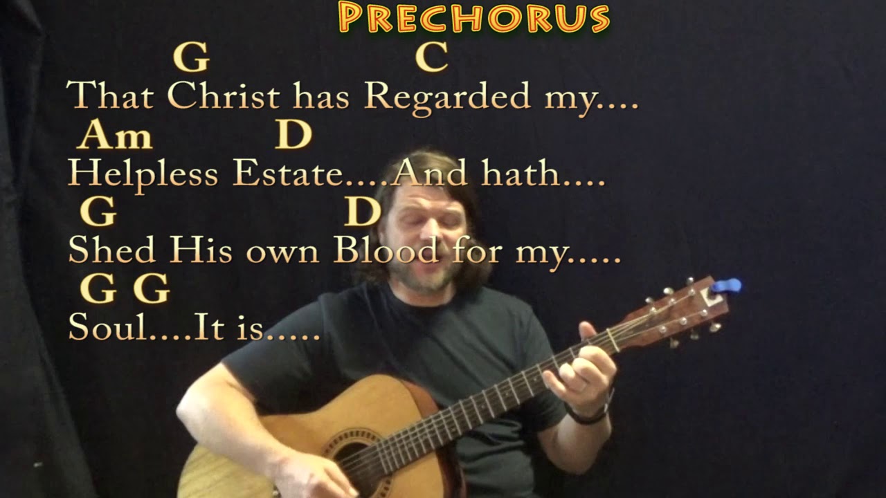 It Is Well With My Soul (Hymn) Strum Guitar Cover Lesson in G with Chords/Lyrics