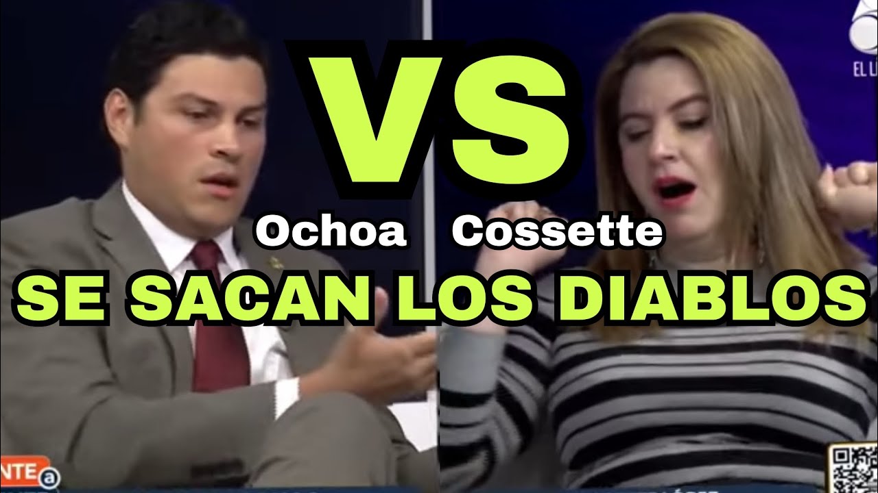 Marlon Ochoa y Cossette López protagonizan INTENSO debate en foro de televisión
