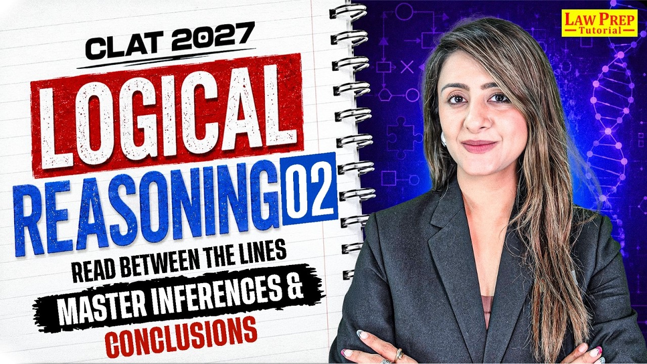 CLAT Logical Reasoning | Inference & Conclusion | CLAT 2027 & 2028 | Session 2