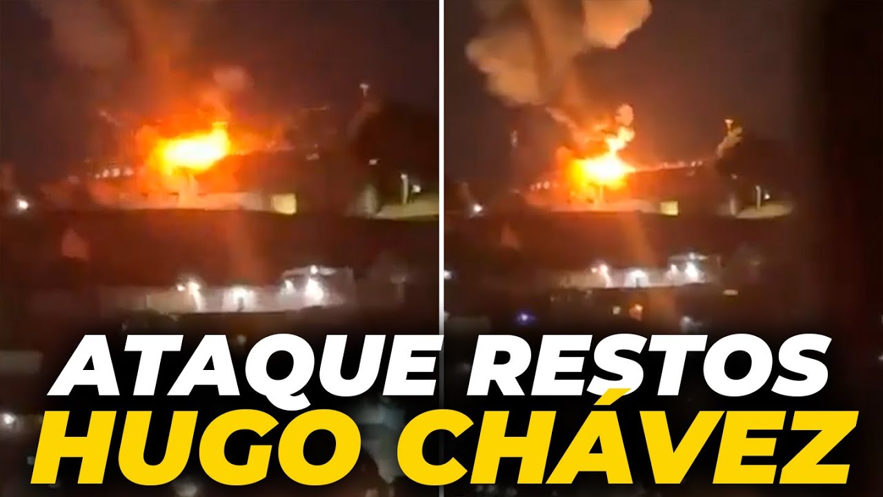 IMPACTANTES im&aacute;genes del ATAQUE al CUARTEL de la MONTA&Ntilde;A en CARACAS, mausoleo de HUGO CH&Aacute;VEZ