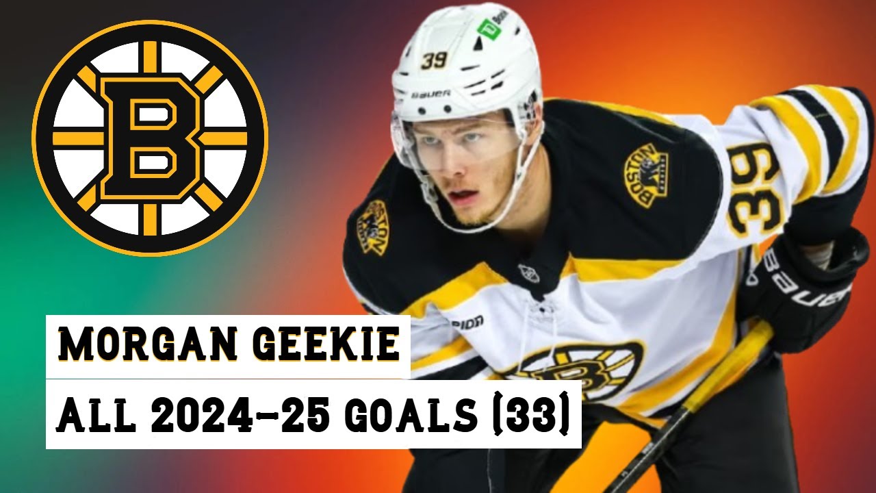 Morgan Geekie (#39) All 33 Goals of the 2024-25 NHL Season
