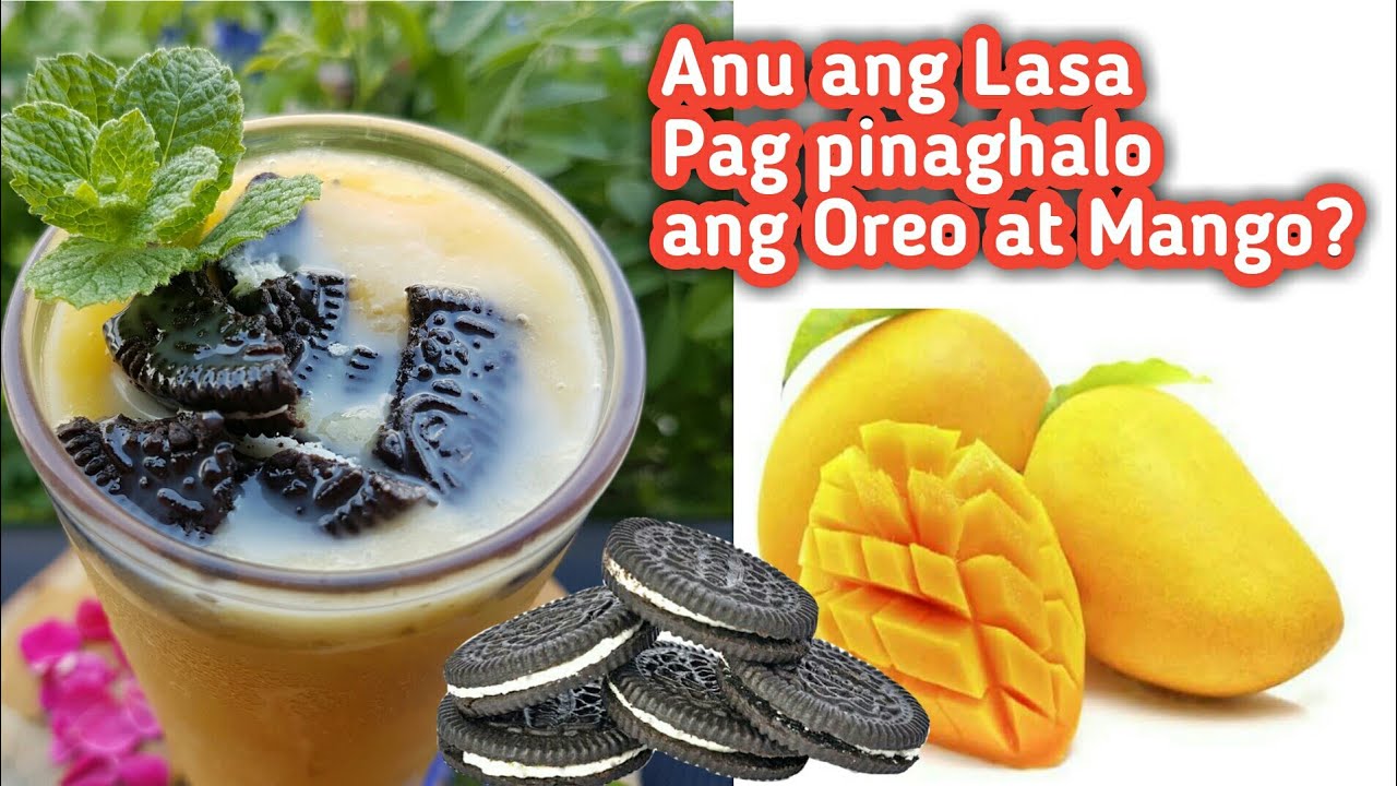 MANGO OREO SMOOTHIE/QUICK AND EASY CREAMY MANGO SMOOTHIE RECIPE