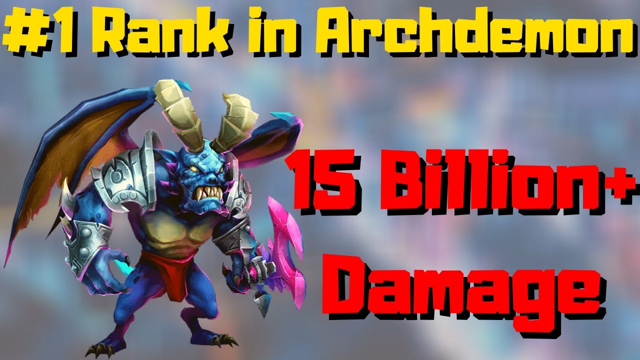 #1 Rank in Archdemon | Finally We did it |  Runs and Setup | Castle Clash ASG