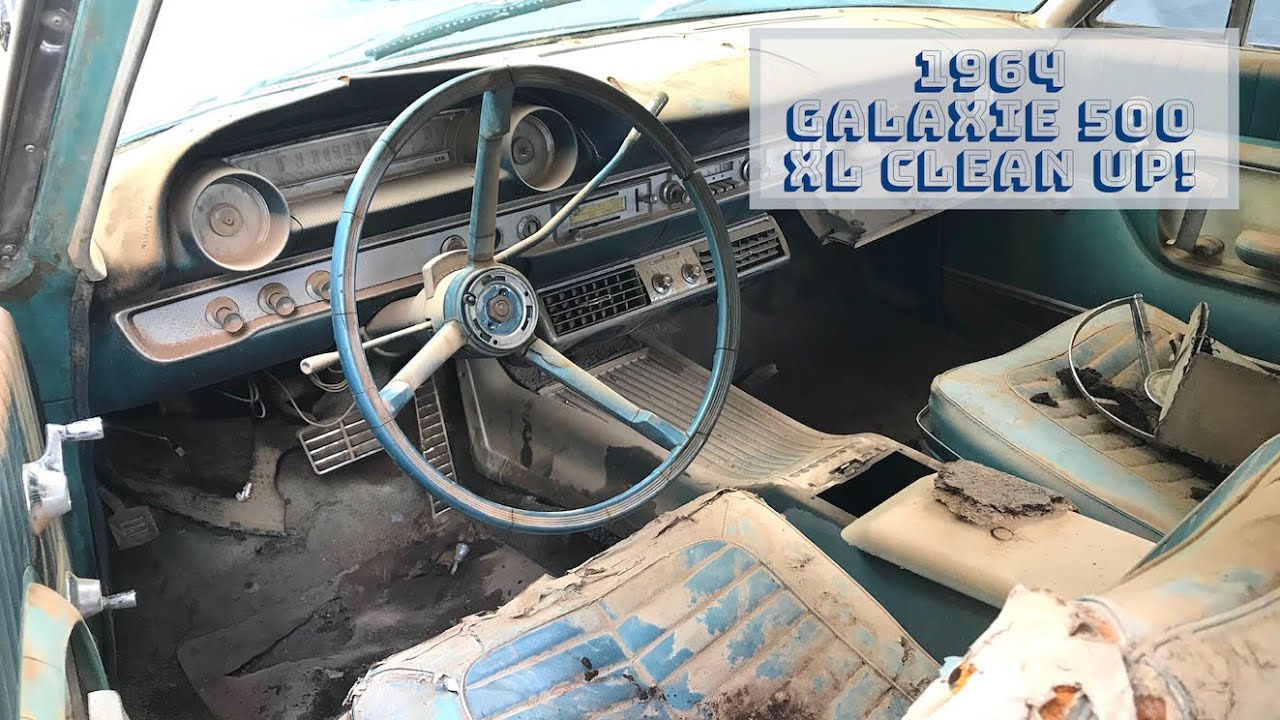 Мойка салона Galaxie 500 XL 1964 года!