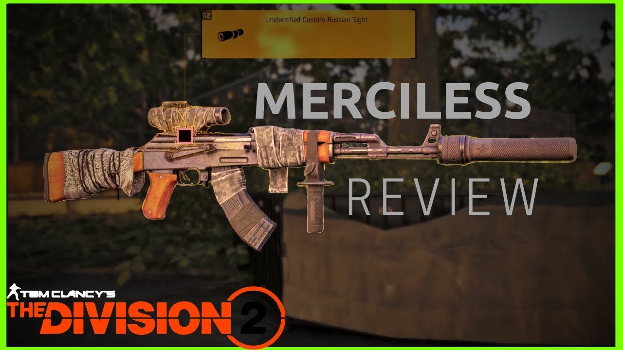 The Division 2 | Обзор экзотической винтовки &laquo;Беспощадный&raquo;