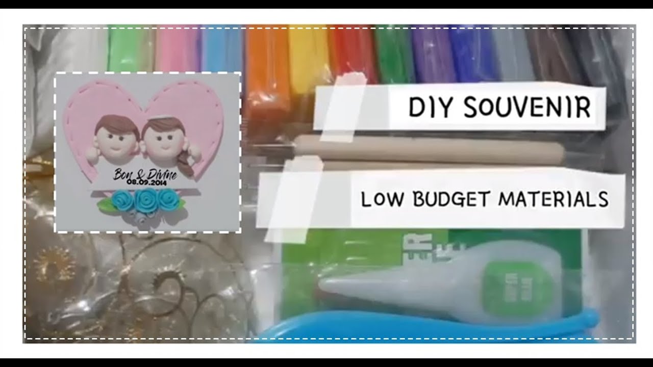 HOW TO START A BUSINESS PART 1 | DIY WEDDING SOUVENIR | LOW BUDGET MATERIALS I POLYMER CLAY