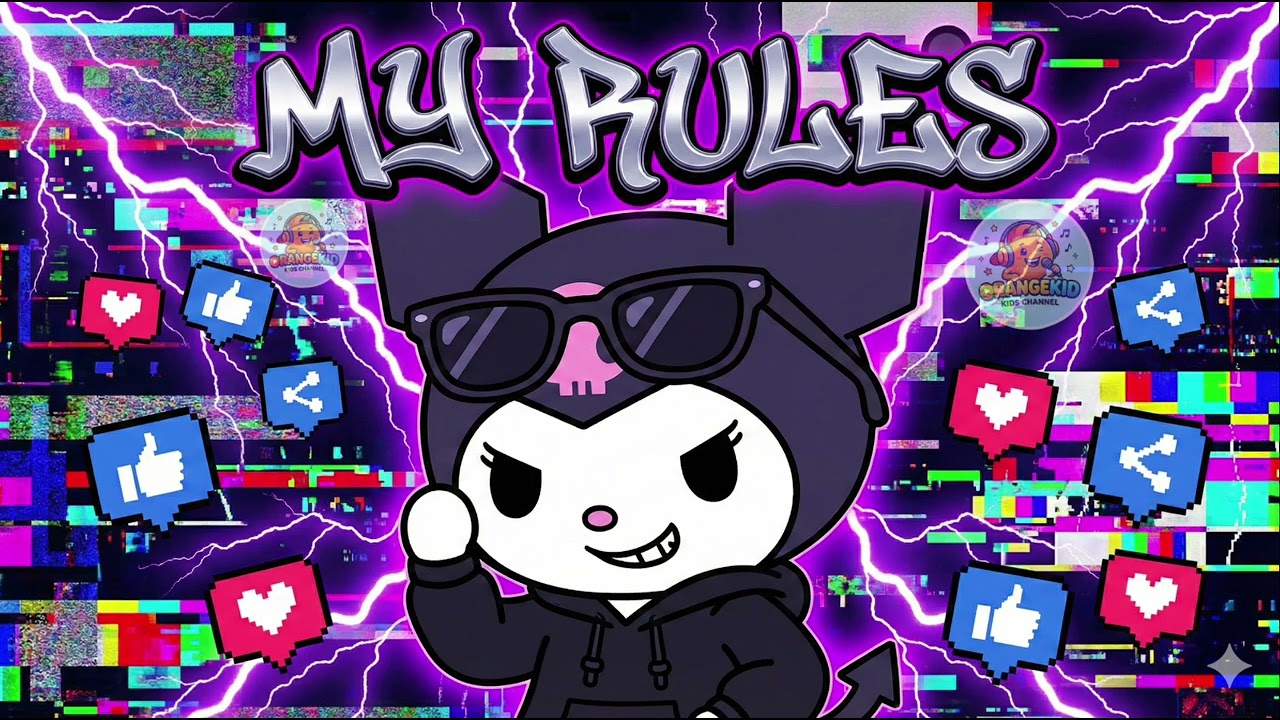 MY RULES! 💜 Kuromi Style K-Pop Song (Self-Confidence Anthem) | KidzingX
