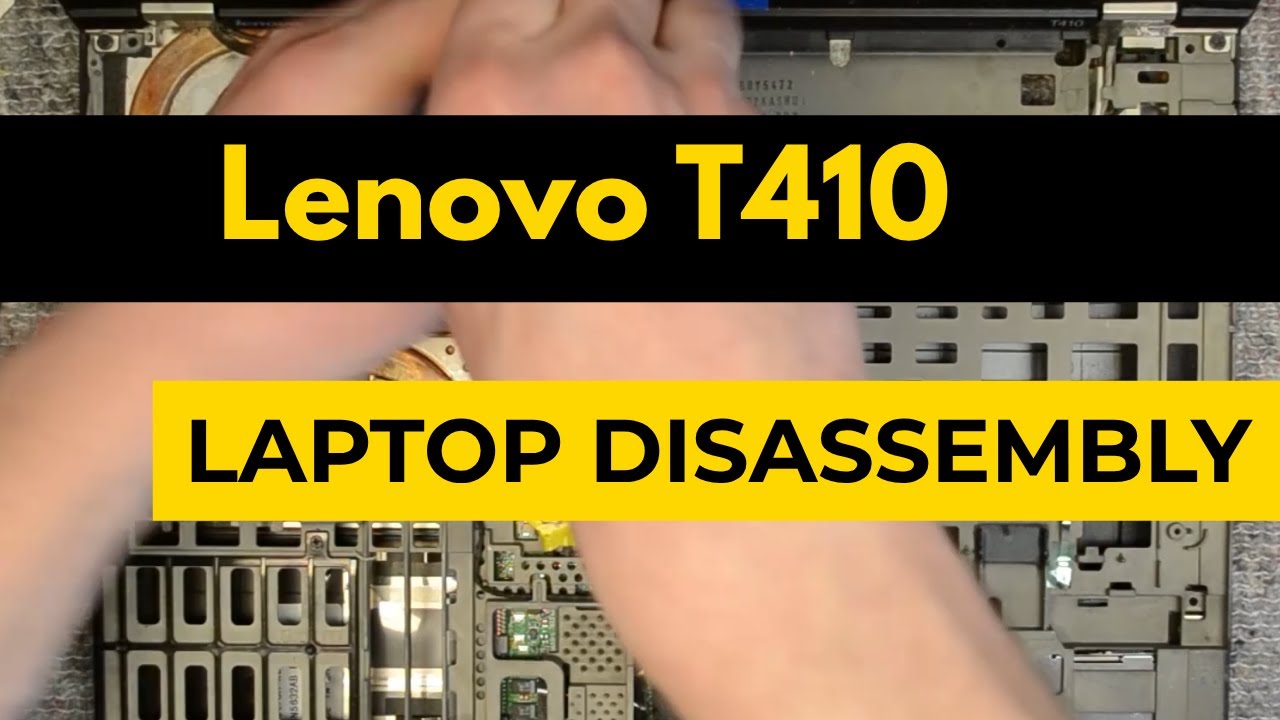 Lenovo T410 Laptop Disassembly & Teardown Tutorial