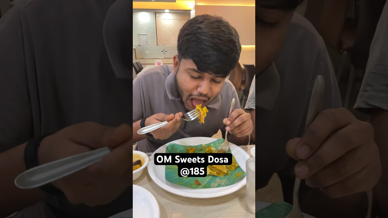 Om Sweets | Dosa | Street Food #shorts #streetfood #dosa