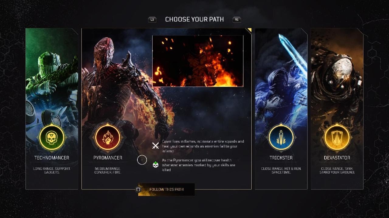 OUTRIDERS - DEMO, Character Classes.