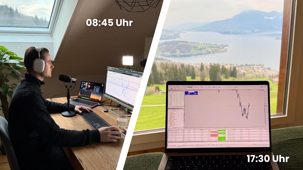 Ein Tag als 28-jähriger Daytrader – Traden aus den Schweizer Bergen