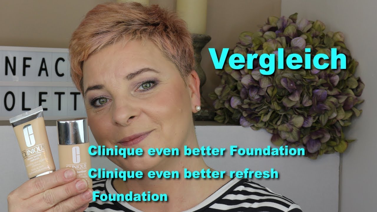 VERGLEICH Clinique even better Foundation I Clinique even better refresh Foundation